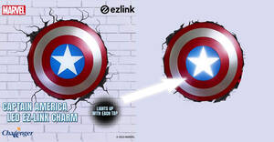 Featured image for EZ-Link releases new Captain America LED EZ-Link charm from 14 Jan, lights up with every tap