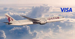 Featured image for Qatar Airways offering Visa cardholders up to 10% off flights with this promo code valid till 31 March 2024