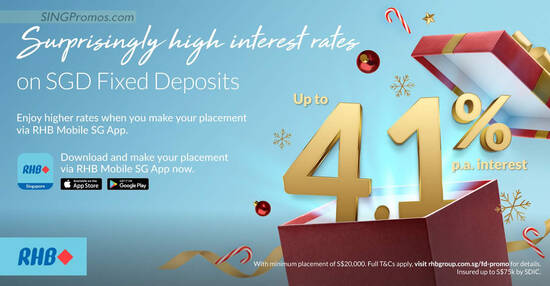 RHB Bank is offering up to 4.1% p.a. fixed deposit promo from 9 Jan 2023