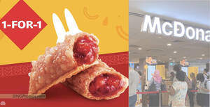 Featured image for McDonald’s S’pore 1-for-1 Strawberry Pie deal on Monday, 30 Jan means you pay only S$0.85 each