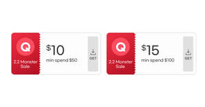 Featured image for Qoo10 S’pore offering $10, $15 cart coupons from 3 Feb 2023