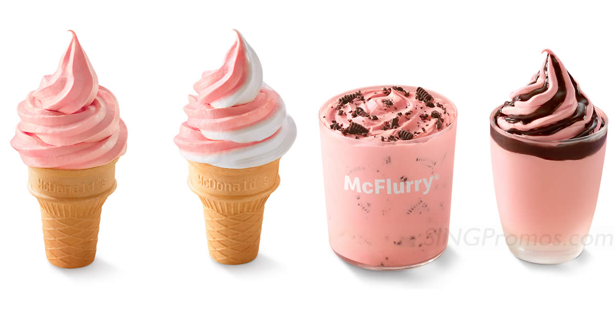Featured image for McDonald's S'pore now offering Watermelon desserts at Dessert Kiosks from 30 Mar 2023