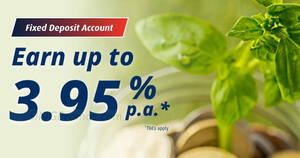 Featured image for HL Bank S’pore offering up to 3.95% p.a. with the latest SGD fixed deposit promo till 30 April 2023