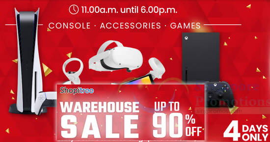 Shopitree up to 90% off warehouse sale on 27-28 May & 3-4 June 2023