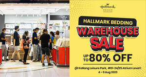 Featured image for (EXPIRED) Up to 80% off at Hallmark Bedding Warehouse Sale from 4 – 9 Aug 2023