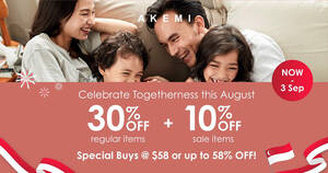 Featured image for (EXPIRED) AKEMI has 30% off reg-priced items and 10% off sale items in latest promo till 3 Sep 2023