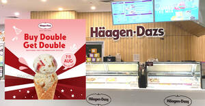 Featured image for (EXPIRED) Haagen-Dazs S’pore shops will be offering 1-for-1 double scoops at all outlets from 7 – 11 August 2023