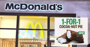 Featured image for (EXPIRED) Buy-1-Get-1-Free Cocoa-nut Pie at McDonald’s S’pore outlets on 7 Aug 2023
