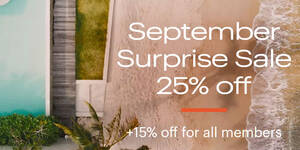 Featured image for IHG September Surprise Sale offers up to 25% off hotel stays till 25 Sep, for stays up to 31 Jan