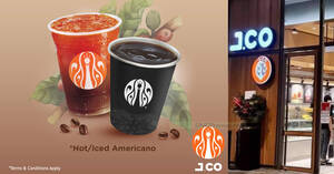 Featured image for J.CO Donuts Buy 1 Get 1 Free for Hot / Iced Americano at S’pore outlets on 1 Oct 2023