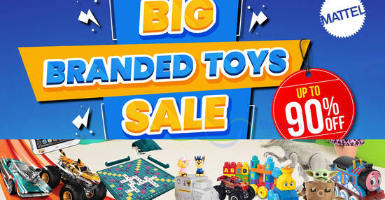 Up to 90% off Hot Wheels, Barbie, Fisher Price and more at Mattel Toys Warehouse sale till 1 Oct 2023