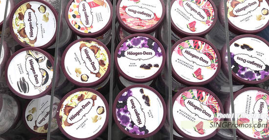 Sheng Siong Haagen-Dazs Ice Cream at $8.15 Each When You Buy Three Till 14 Apr 2024