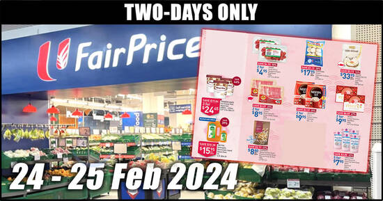 Fairprice 2-Days specials till 25 Feb has Haagen-Dazs at 3-for-$24.45, 47% off Merci, Hokkaido Scallops and more