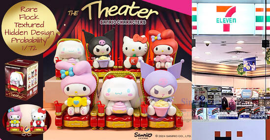 7-Eleven S’pore Offers Sanrio Characters Collection at The Theatre from 28 Mar, 2024