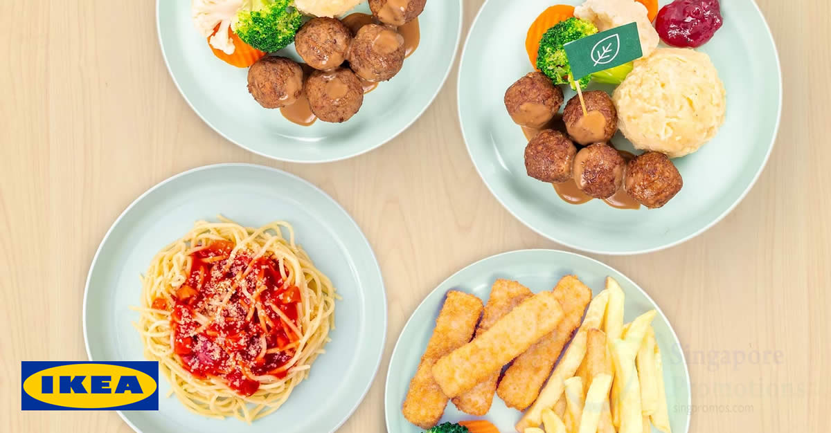 Featured image for IKEA S'pore Restaurants "Kids Eat Free" promo returns from 11 - 15 Mar 2024
