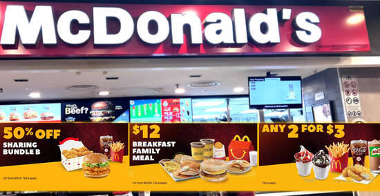 McDonald’s S’pore Weekend Bonanza: Half-Price Deals & More! From 30 – 31 Mar 2024