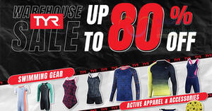 Featured image for TYR Mega Sale from 28th to 31st March 2024 – 80% Off Swimwear & More!