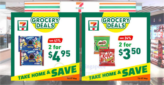 7-Eleven Singapore Has Major Discounts on Oreo, Nestle Milo Nuggets, Kinder Bueno And More till 7 May 2024