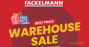 Featured image for (EXPIRED) Fackelmann Warehouse Sale from 3 – 4 May 2024