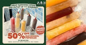 Featured image for (EXPIRED) Great Nanyang $1.50 Popsicle Offer at 111 Somerset from 5 – 7 Apr 2024