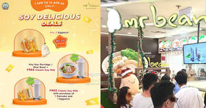Featured image for (EXPIRED) Mr Bean’s Soy Delicious Deals till 14 April: 2-for-$5.20 Eggwich, Free Classic Soy Milk with Purchase