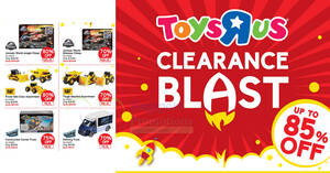 Featured image for (EXPIRED) Massive Toy Clearance: Up to 85% Off at Toys “R” Us Singapore till 13 May 2024