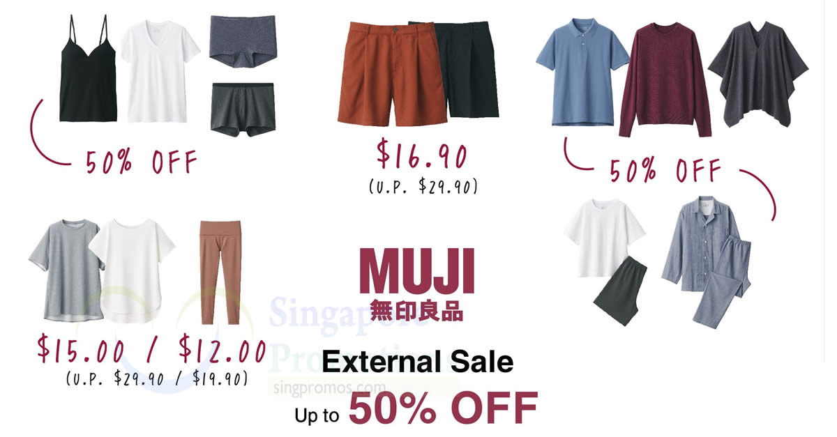 Featured image for MUJI Up To 50% Off External Sale at Century Square till 26 May 2024