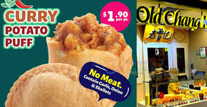 Featured image for Old Chang Kee $1.90 Curry Potato Puff Offer at selected outlets from 20 May 2024