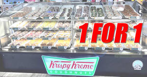 Featured image for Krispy Kreme Singapore Offers 1-FOR-1 doughnuts at almost all outlets on 7 June 2024, 12pm to 2pm