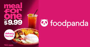 Featured image for foodpanda Singapore launches solo meal option with all-inclusive pricing and no minimum spend from 4 June 2024