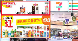 Featured image for 7-Eleven Singapore’s Latest $1 Deals till 16 July Has 7UP, Pokka, Milo, Yan Yan, Marigold And More