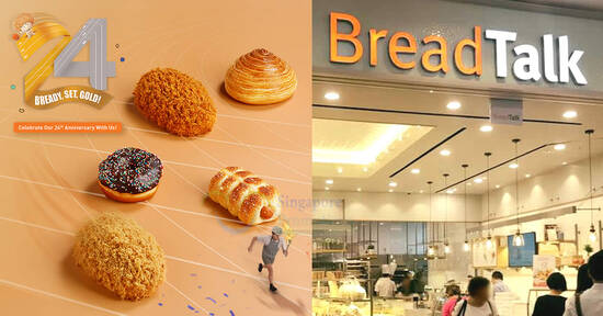 Celebrate BreadTalk’s 24th Anniversary with Great Offers till 31 July 2024