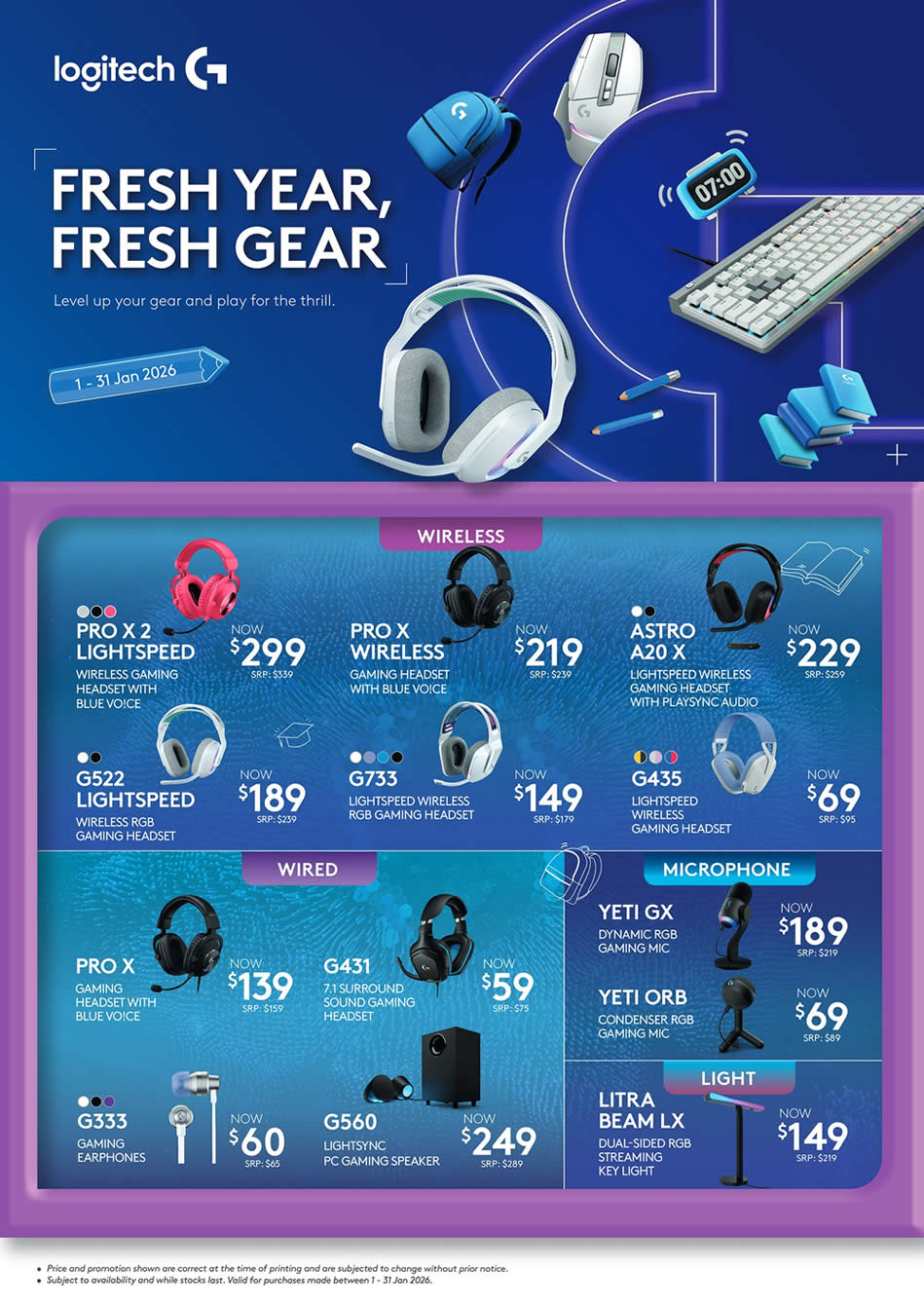 Logitech 7 singpromos.com 7 Jan 2026