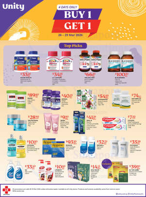 Unity Pharmacy 26 Mar 2026