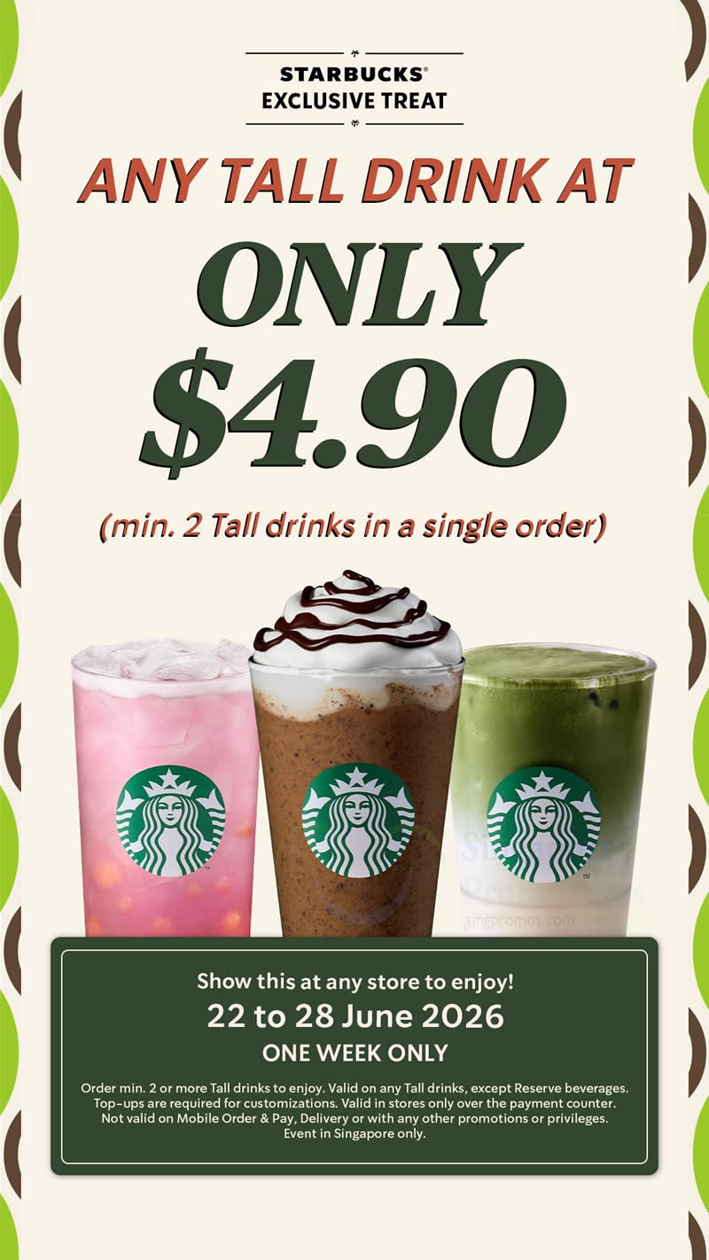 Starbucks 21 Jun 2026