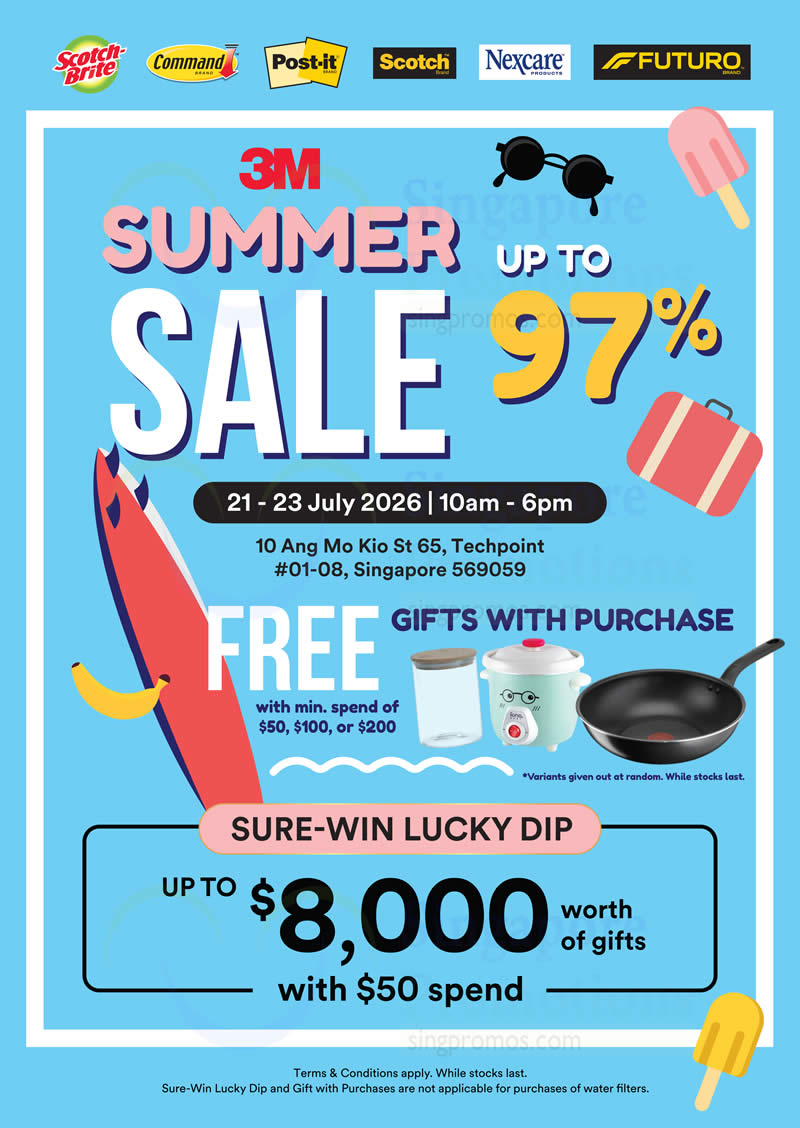 3M Summer Sale 21 Jul 2026