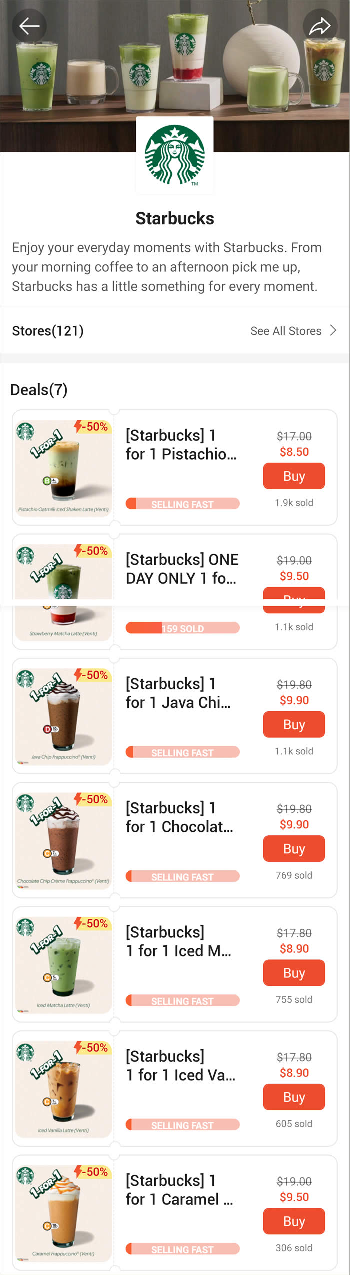 Starbucks 7 Jul 2026