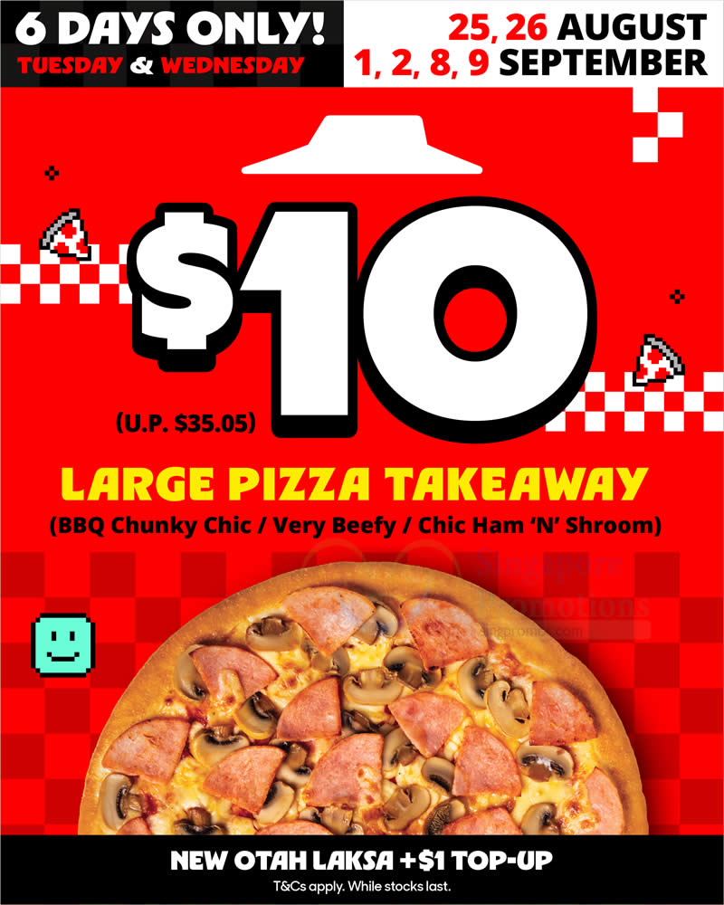 Pizza Hut 18 Aug 2026