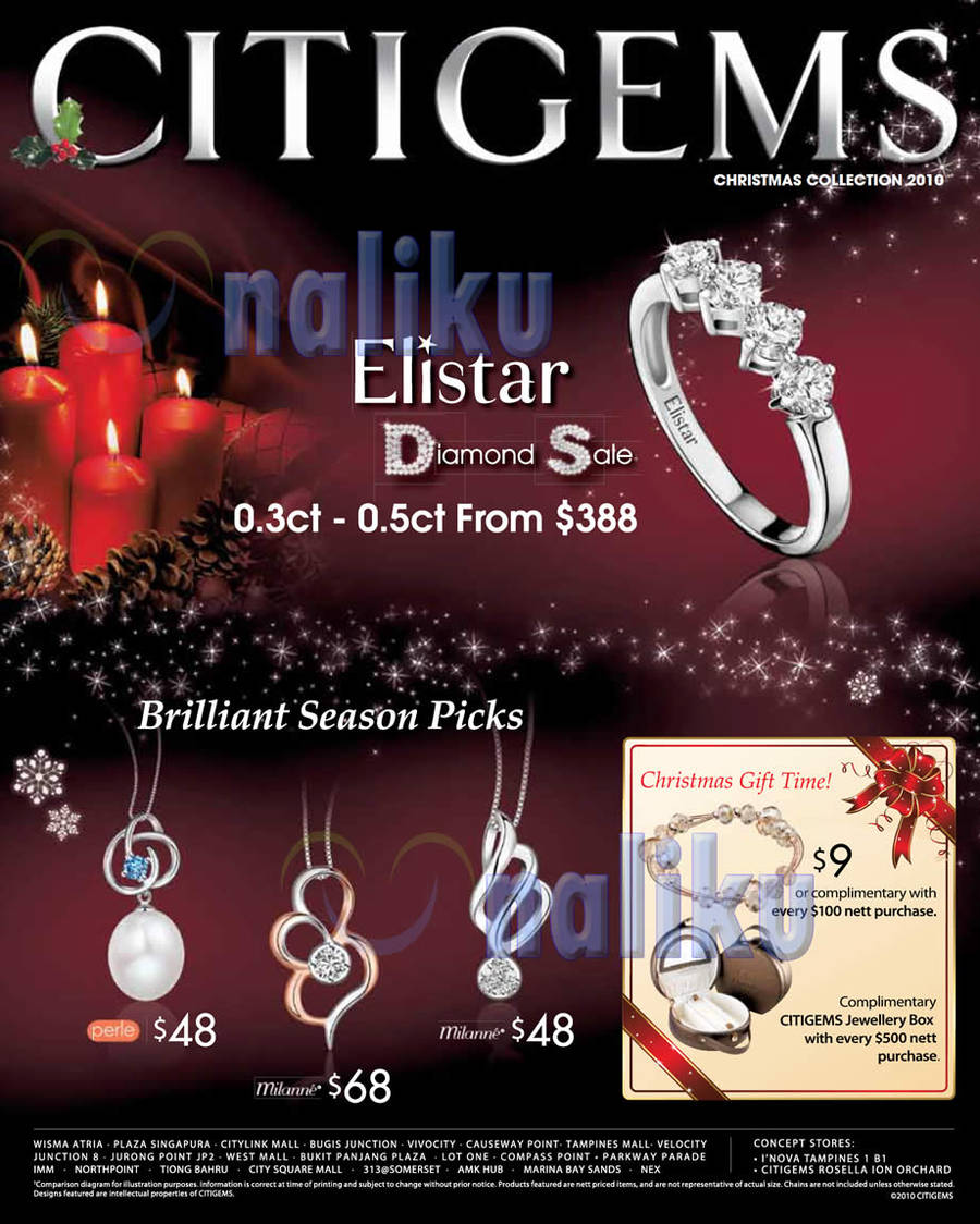 Citigems Christmas 2010 Promotion