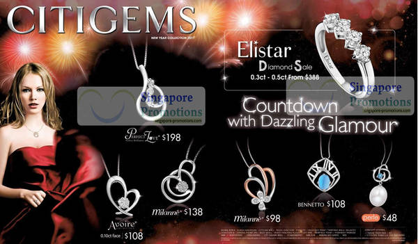 Featured image for Citigems Elistar Diamond Sale New Year Collection December 2010 January 2011