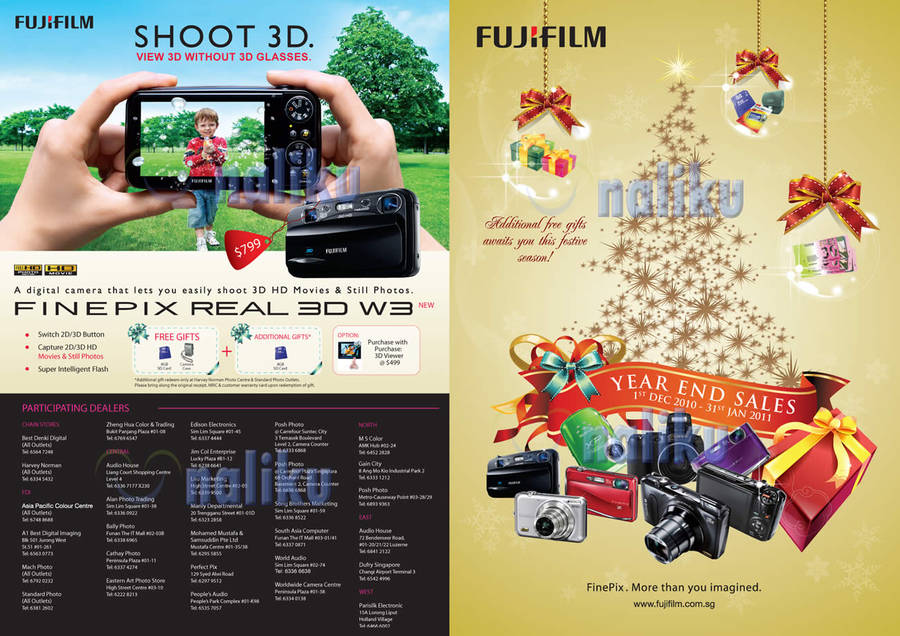 Finepix Real 3D W3 Year End Sales