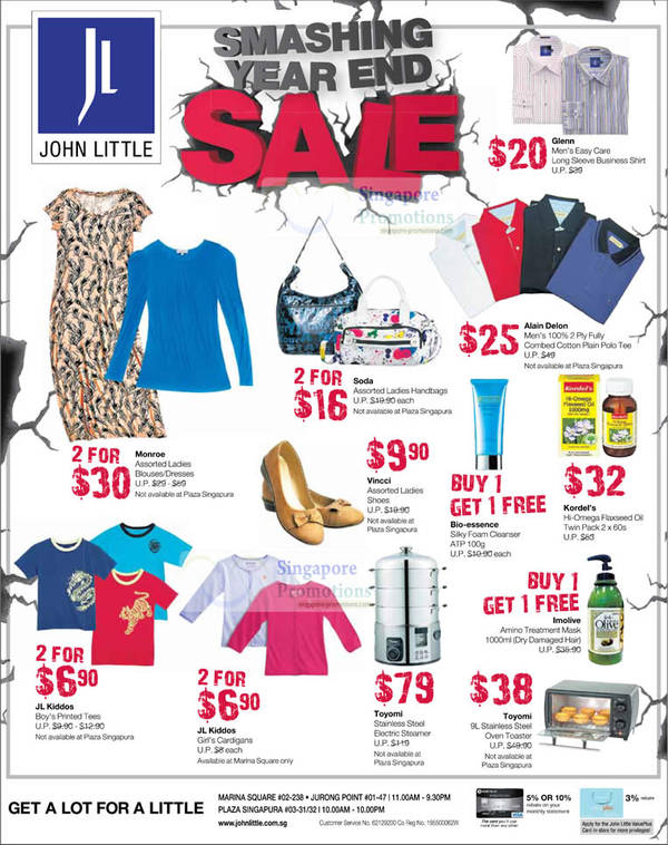 Featured image for John Little Smashing Year End Sale December 2010 January 2011