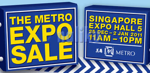 Featured image for Metro Expo Sale 25 December – 2 January 2011 Singapore Expo Hall 5