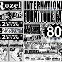 Rozel Furniture International Furniture Fair Up To 80 Off Sales