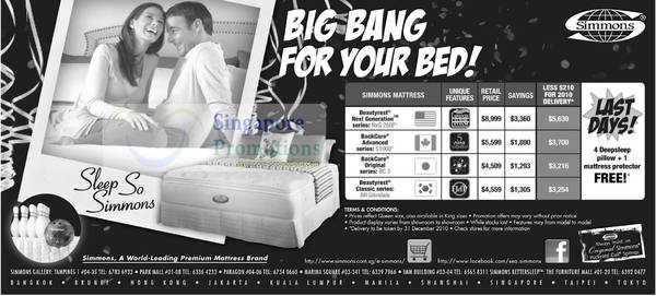 Featured image for Simmons Mattress December 2010 Year End Sale