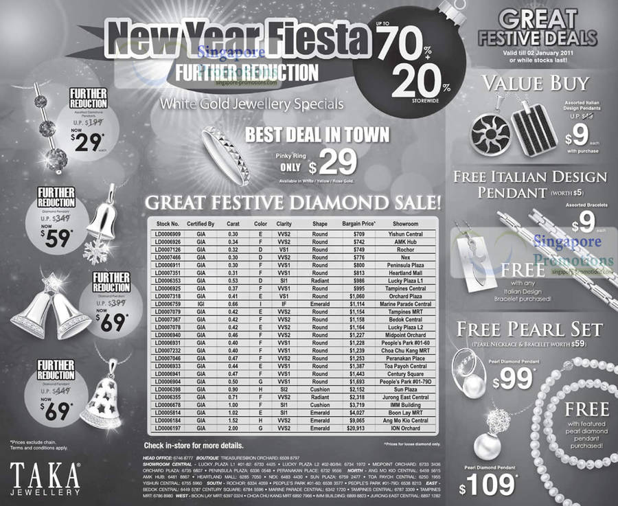 Taka Jewellery January 2011 New Year Fiesta