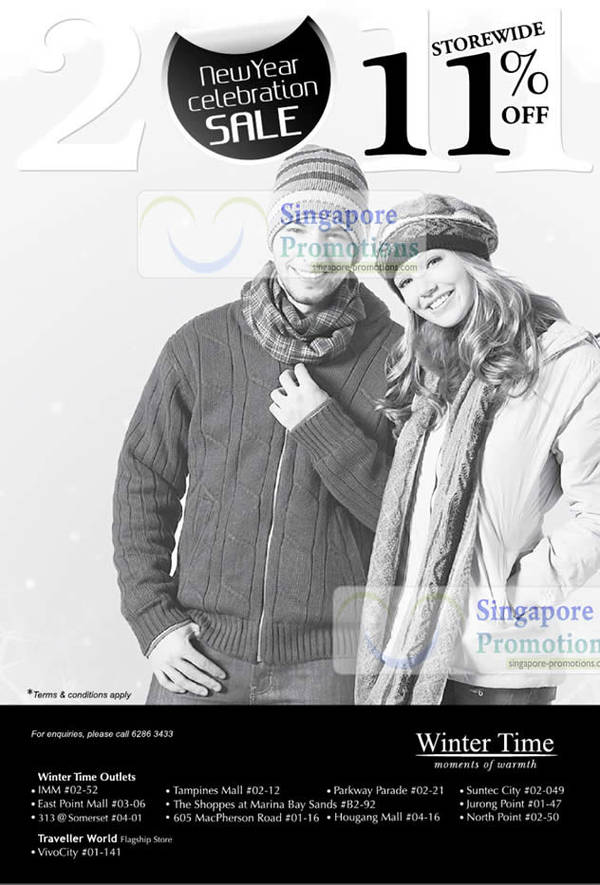 Featured image for Winter Time New Year Celebration Sale January 2011