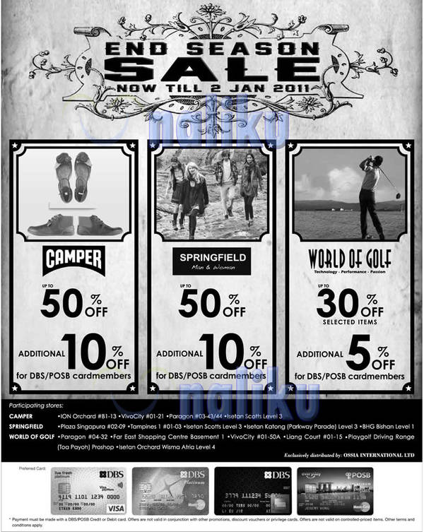 Featured image for Year End Sale Camper Springfield World of Golf Up to 60% off