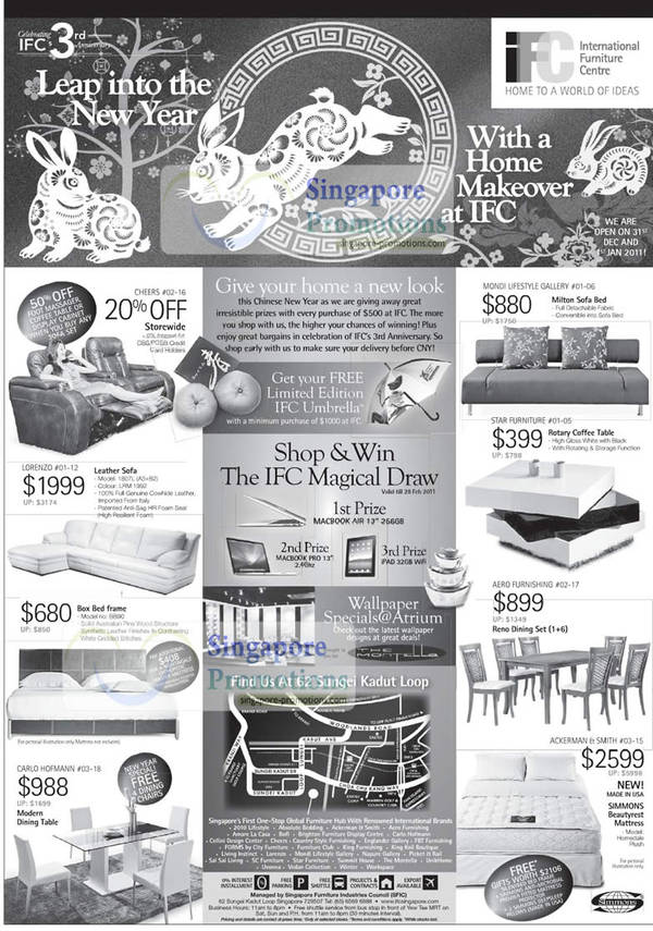 Featured image for iFC International Furniture Centre 3rd Anniversary New Year Sales