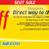 Featured image for (EXPIRED) Cebu Pacific Air 50% Off Sale To Philippines January 2011